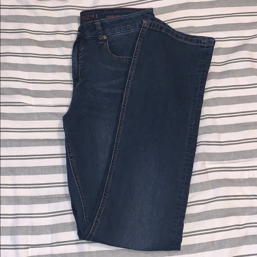 Liverpool Straight Leg Dark Wash Jeans